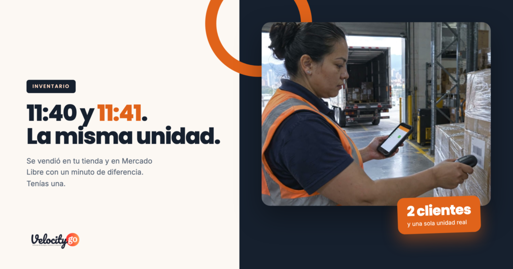 Recibo de mercancía: la misma unidad vendida a las 11:40 y a las 11:41