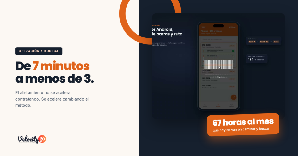 App de picking en la bodega: de siete minutos por orden a menos de tres